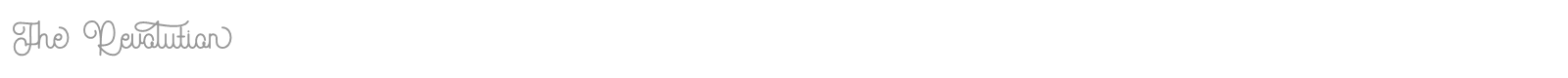 The Revolution font preview